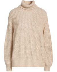 Herno - Turtleneck Polyester, Polyamide, Alpaca Wool, Metallic Fiber - Lyst