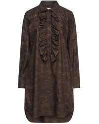 Lis Lareida Short Dress - Brown