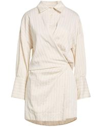 ViCOLO - Mini Dress Viscose, Polyamide, Linen, Polyester - Lyst