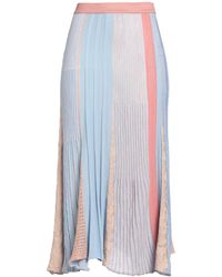 Roberto Collina - Sky Midi Skirt Cotton, Viscose, Linen, Polyester - Lyst