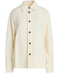 Studio Nicholson - Cream Jacket Virgin Wool, Lyocell - Lyst