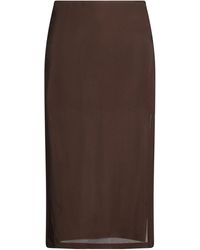 SEVENTY VENEZIA - Dark Midi Skirt Viscose - Lyst