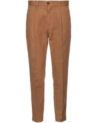 Paolo Pecora - Camel Pants Cotton, Elastane - Lyst