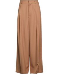 Dries Van Noten - Camel Pants Wool - Lyst