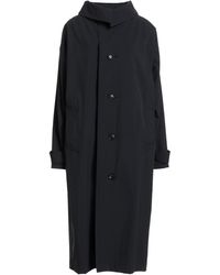 Yohji Yamamoto - Overcoat & Trench Coat Nylon, Polyurethane - Lyst