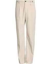 People - Cream Pants Cotton - Lyst