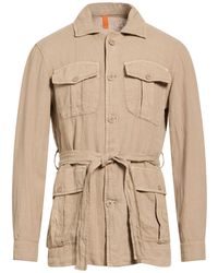 Gazzarrini - Khaki Jacket Linen - Lyst