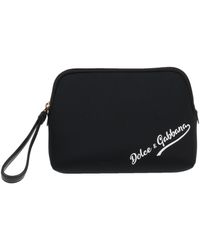 Dolce & Gabbana - Beauty Case Nylon, Elastane, Soft Leather - Lyst