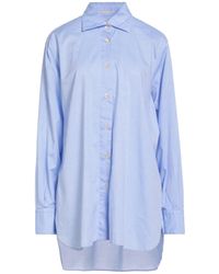 Massimo Alba - Azure Shirt Cotton - Lyst