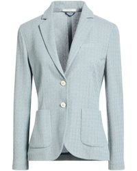Circolo 1901 - Slate Blazer Cotton, Linen, Polyamide - Lyst