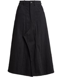 Yohji Yamamoto - Jupe en jean - Lyst