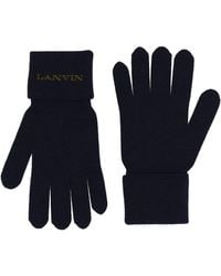 Lanvin - Gloves Wool - Lyst