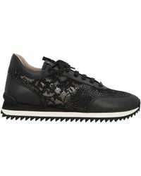 Le Silla - Sneakers Leather, Textile Fibers - Lyst