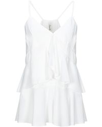 white clubbing top