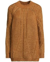 Alberta Ferretti - Tan Sweater Viscose, Wool, Polyester - Lyst