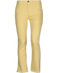2W2M Pantalones vaqueros - Amarillo