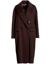 Max Mara - Atelier Dark Coat Cashmere, Alpaca Wool, Wool - Lyst