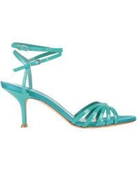 Lella Baldi - Sandals Leather, Textile Fibers - Lyst