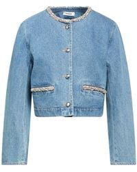 Sandro - Denim Outerwear - Lyst