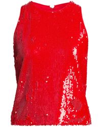 MSGM - Top Polyester, Elastane - Lyst