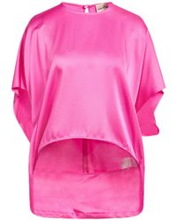 Semicouture - Fuchsia Top Acetate, Viscose - Lyst