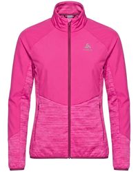 Odlo - Fuchsia Jacket Polyester, Elastane - Lyst