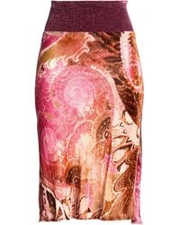Roberto Cavalli - Midi Skirt - Lyst