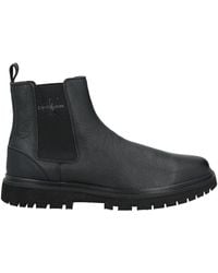 Calvin Klein - Botines de caña alta - Lyst