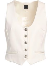 Pinko - Ivory Tailored Vest Viscose, Polyamide, Elastane - Lyst