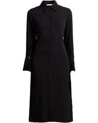 Patrizia Pepe - Midi Dress Viscose - Lyst