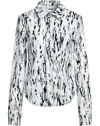 MSGM - Denim Shirt - Lyst