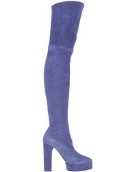 Casadei Knee Boots - Purple