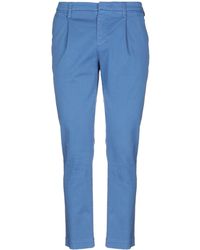 Entre Amis - Slate Pants Cotton, Elastane - Lyst