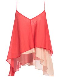 Semicouture - Top Cotton, Silk - Lyst