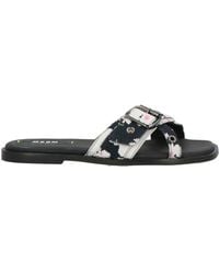 MSGM - Sandals Textile Fibers - Lyst