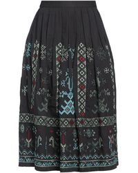 Maison Scotch - Midi Skirt Organic Cotton, Linen, Polyester - Lyst