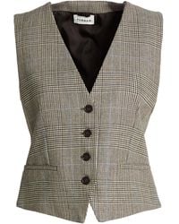 P.A.R.O.S.H. - P.A.R.O..H. Tailored Vest Viscose, Wool - Lyst