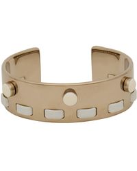 Tod's - Cream Bracelet Metal, Leather - Lyst