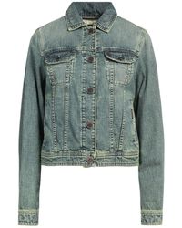 Moorer - Manteau en jean - Lyst
