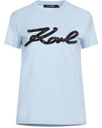 KARL LAGERFELD - T-Shirt - Lyst