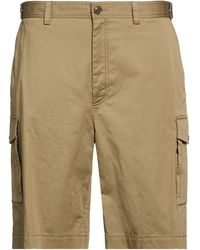 Moncler - Military Shorts & Bermuda Shorts Cotton, Elastane - Lyst