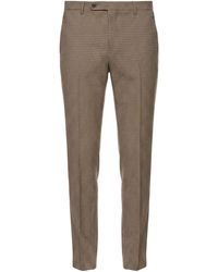 Berwich - Taupe Pants Cotton, Polyester, Elastane - Lyst