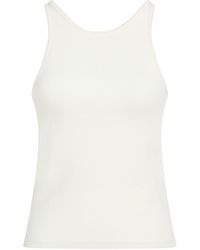 Max Mara - Ivory Top Virgin Wool, Polyamide, Elastane - Lyst
