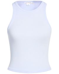 GOOD AMERICAN - Sky Tank Top Cotton, Elastane - Lyst