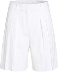 Theory - Shorts & Bermuda Shorts Linen, Viscose, Elastane - Lyst