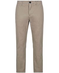 Department 5 - Charcoal Pants Cotton, Elastane - Lyst