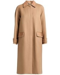 Paul & Joe - Camel Coat Virgin Wool - Lyst