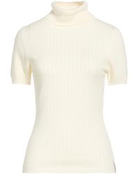 hinnominate - Ivory Turtleneck Viscose, Polyester, Polyamide - Lyst