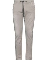 DIESEL - Pants Cotton, Polyester, Elastane, Cow Leather - Lyst