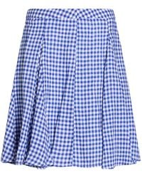 120% Lino - Mini Skirt Linen - Lyst